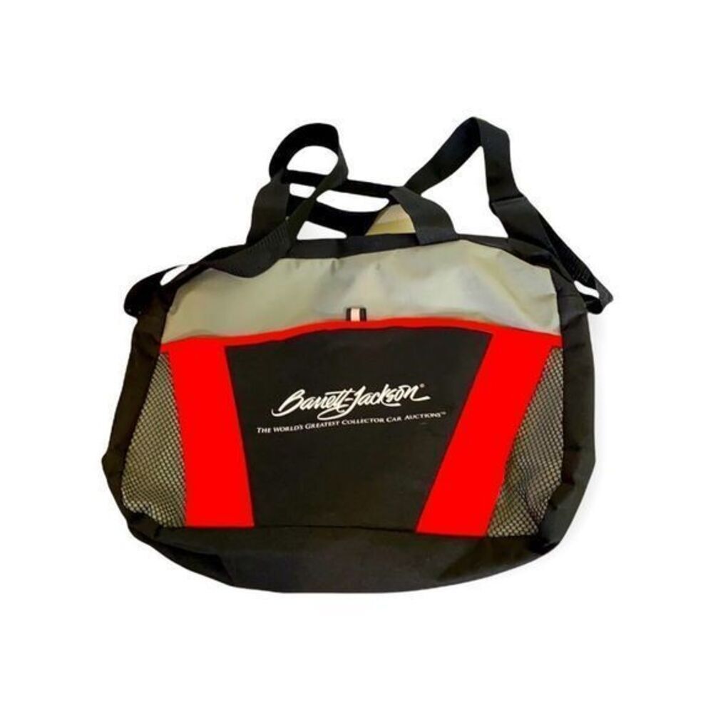 Barrett Jackson Canvas Messenger Bag Brief Case